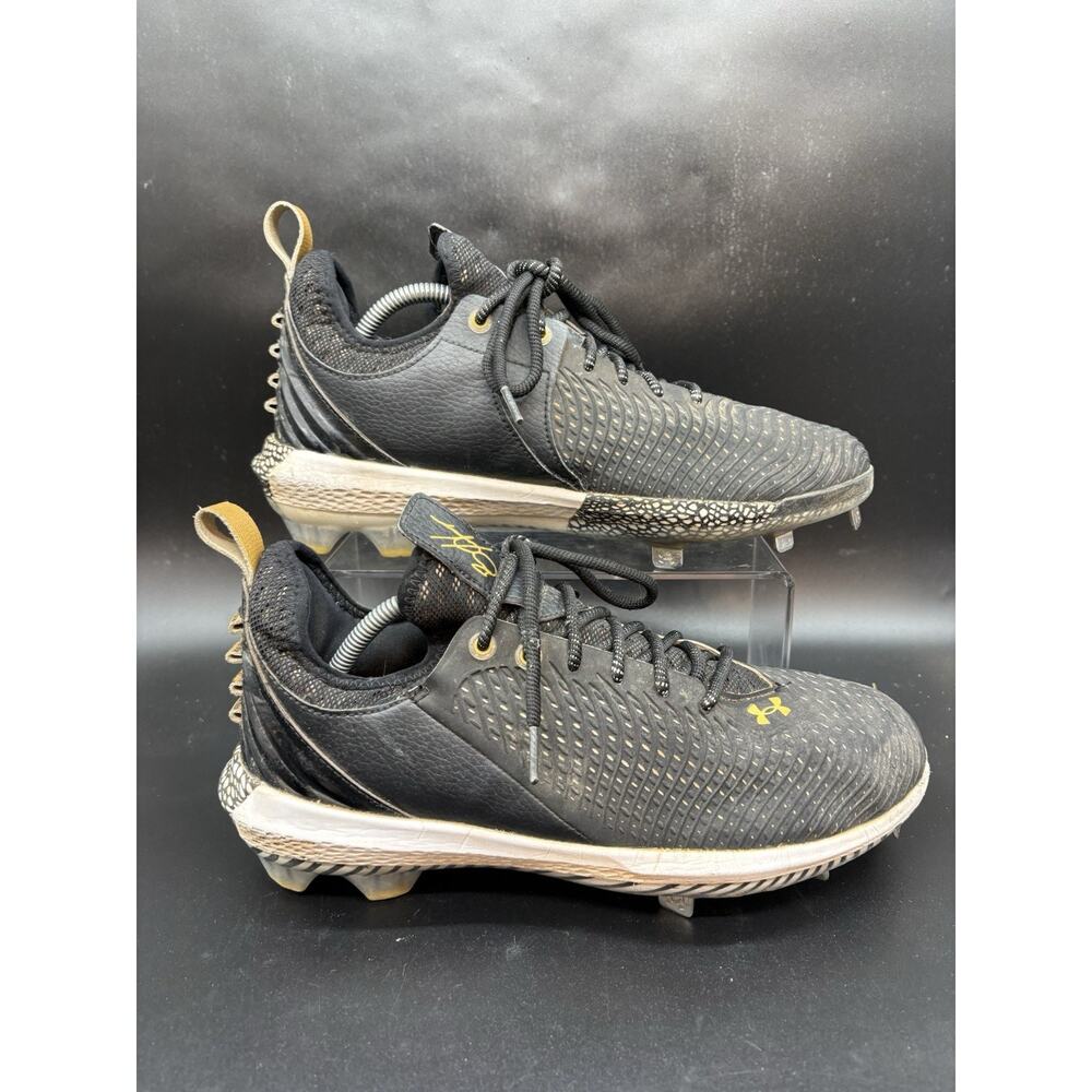 UNDER ARMOUR Men’s HARPER 5 LOW ST BASEBALL CLEATS Size 10.5-3023001-100